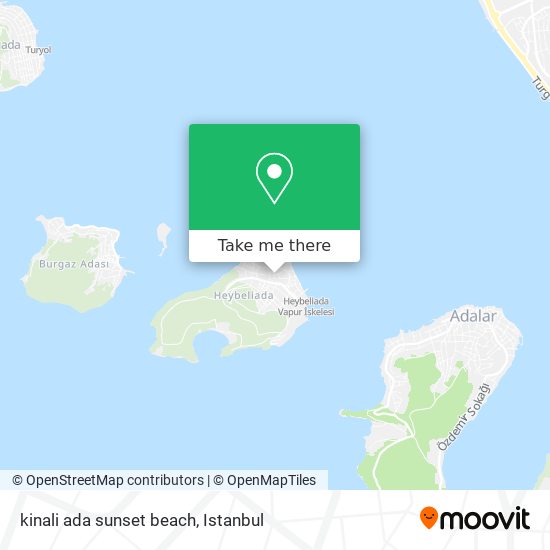 kinali ada sunset beach map