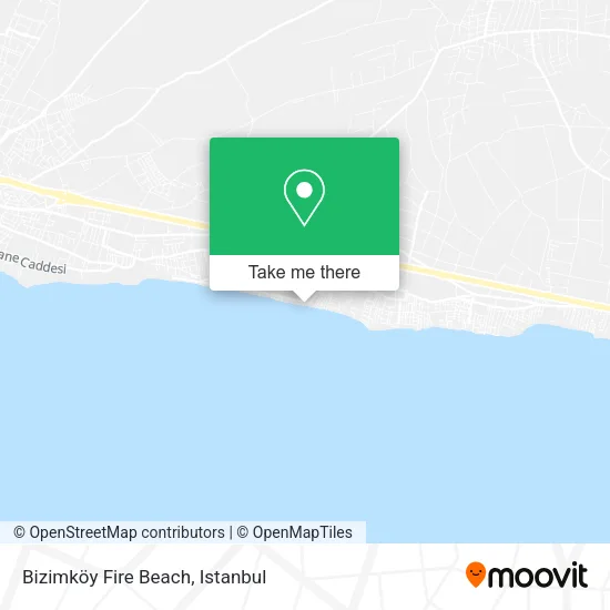 Bizimköy Fire Beach map
