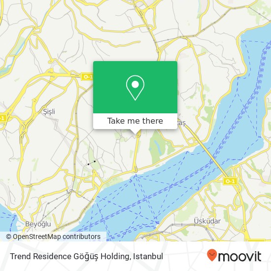 Trend Residence Göğüş Holding map