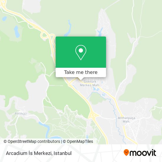 Arcadium İs Merkezi map