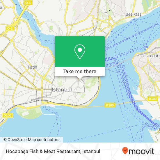 Hocapaşa Fish & Meat Restaurant map