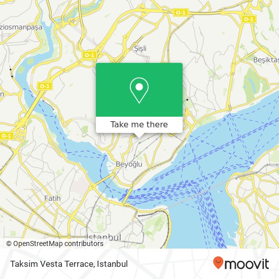 Taksim Vesta Terrace map