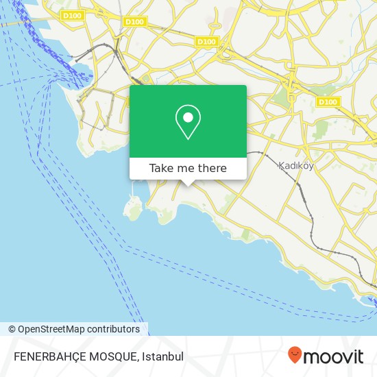 FENERBAHÇE MOSQUE map