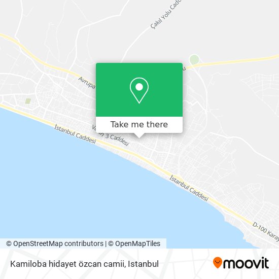 Kamiloba hidayet özcan camii map