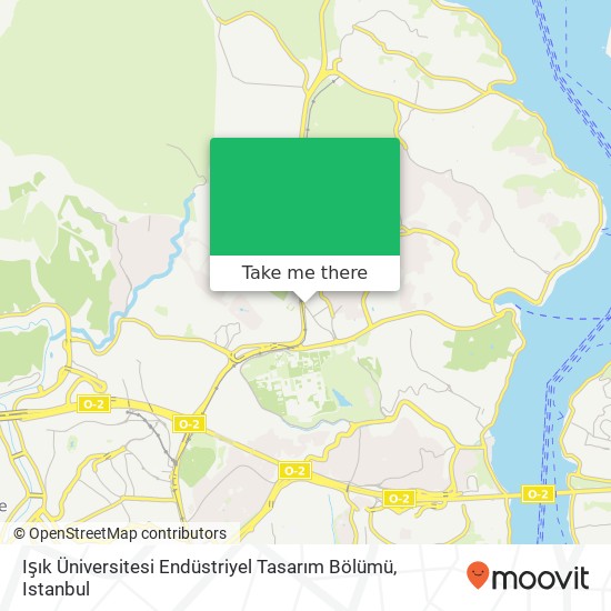 Işık Üniversitesi Endüstriyel Tasarım Bölümü map