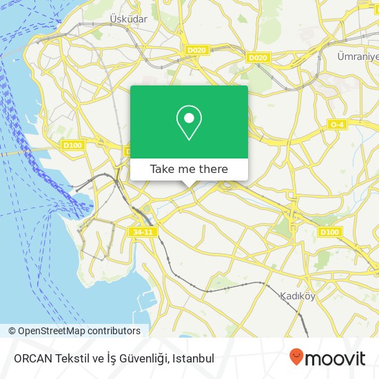 ORCAN Tekstil ve İş Güvenliği map