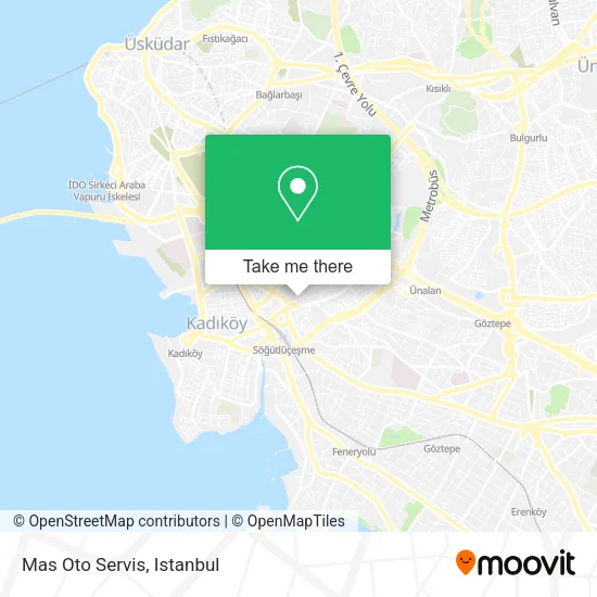 Mas Oto Servis map