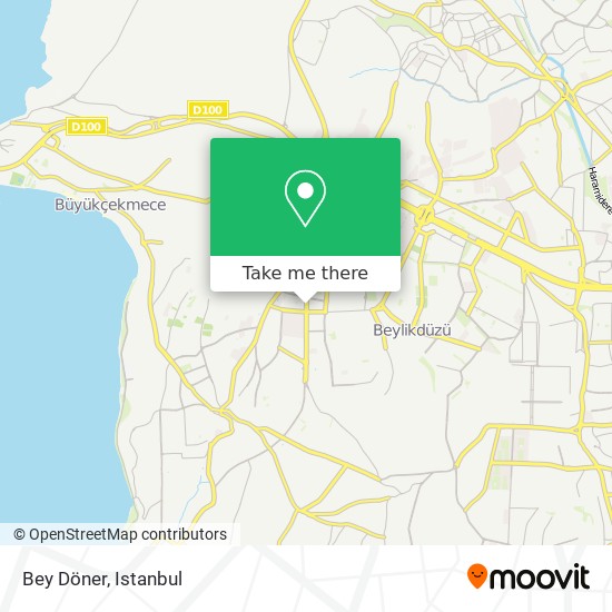 Bey Döner map