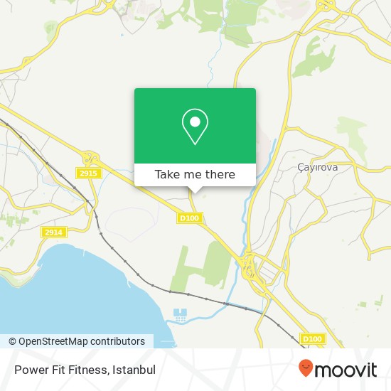 Power Fit Fitness map