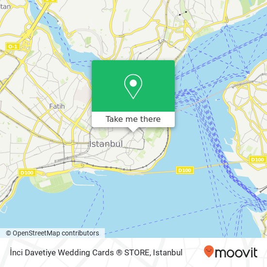 İnci Davetiye Wedding Cards ® STORE map