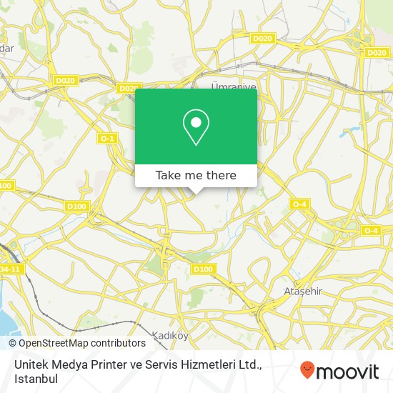 Unitek Medya Printer ve Servis Hizmetleri Ltd. map