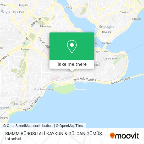 SMMM BÜROSU ALİ KAYKUN & GÜLCAN GÜMÜŞ map