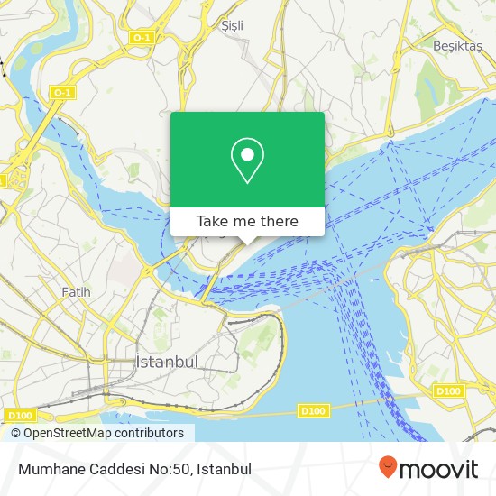 Mumhane Caddesi No:50 map