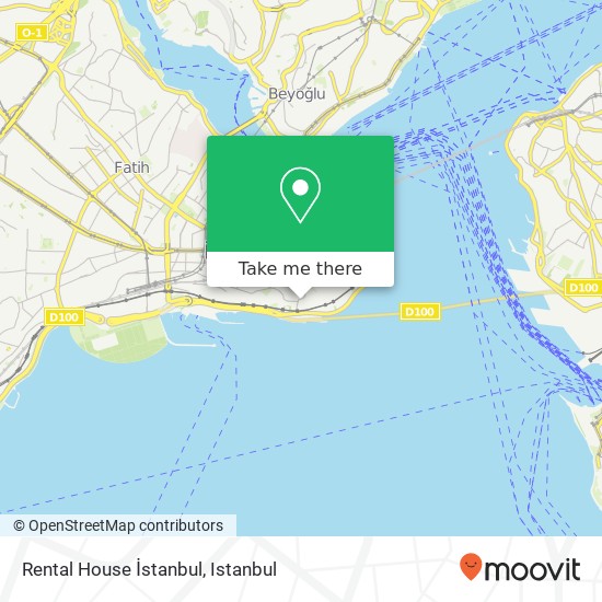 Rental House İstanbul map