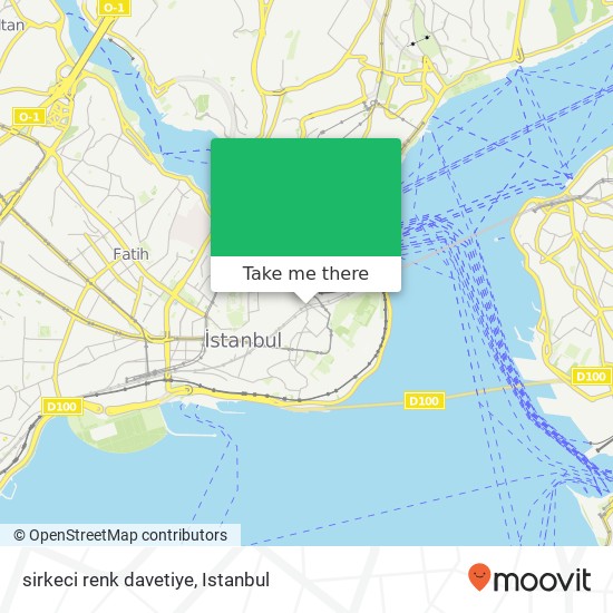 sirkeci renk davetiye map