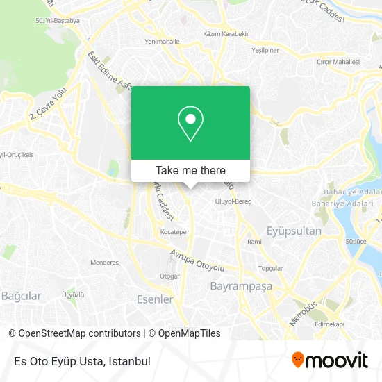 Es Oto Eyüp Usta map