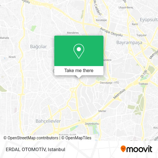 ERDAL OTOMOTİV map