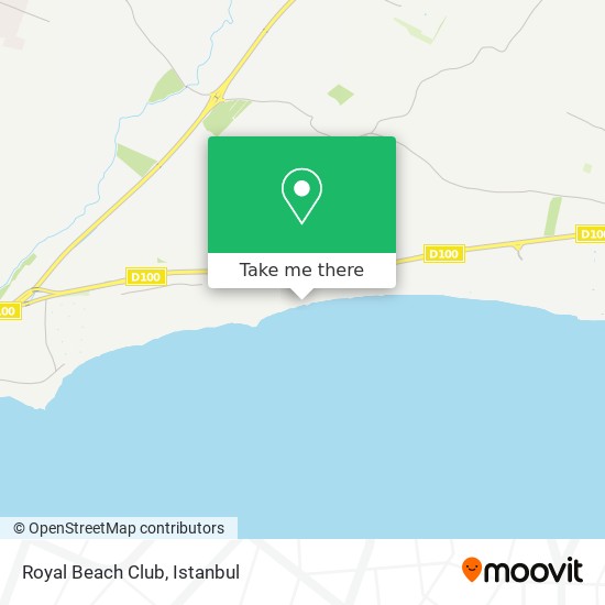 Royal Beach Club map