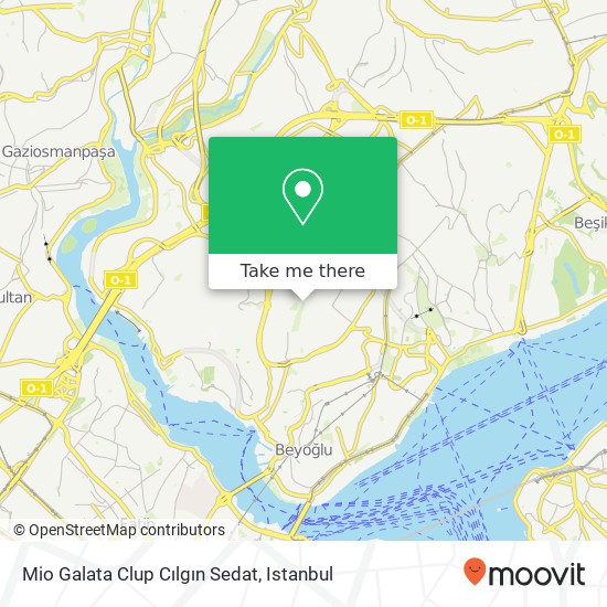 Mio Galata Clup Cılgın Sedat map