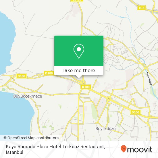 Kaya Ramada Plaza Hotel Turkuaz Restaurant map