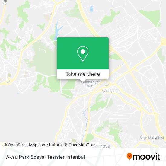 Aksu Park Sosyal Tesisler map