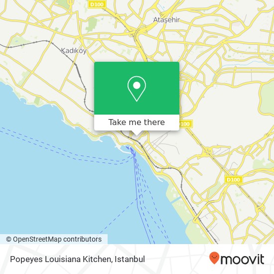 Popeyes Louisiana Kitchen, Bahçelerarası Sokak 34744 Bostancı, İstanbul map