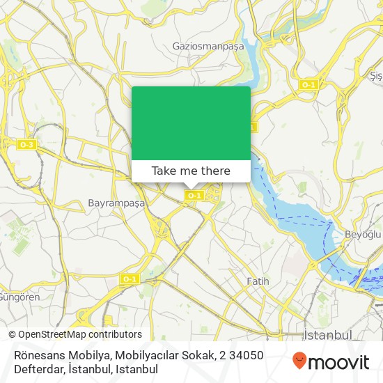 Rönesans Mobilya, Mobilyacılar Sokak, 2 34050 Defterdar, İstanbul map