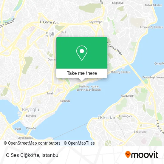 O Ses Çiğköfte map