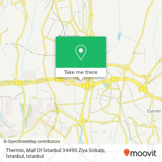 Thermic, Mall Of İstanbul 34490 Ziya Gökalp, İstanbul map