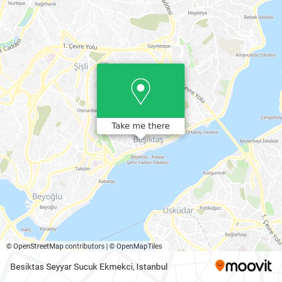 Besiktas Seyyar Sucuk Ekmekci map
