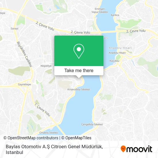 Baylas Otomotiv A.Ş Citroen Genel Müdürlük map