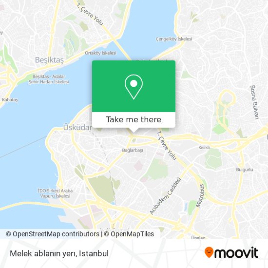 Melek ablanın yerı map