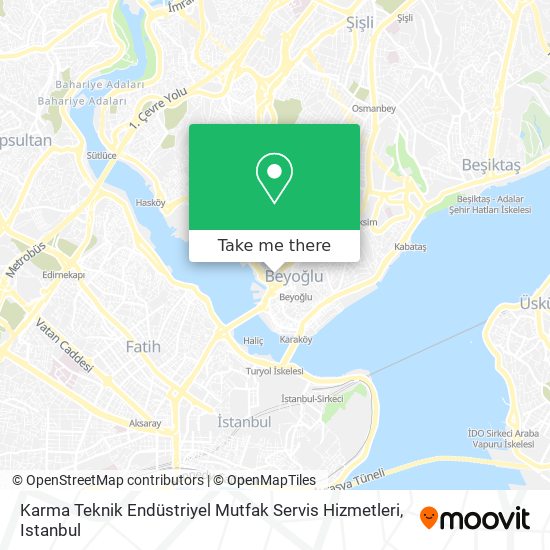 Karma Teknik Endüstriyel Mutfak Servis Hizmetleri map