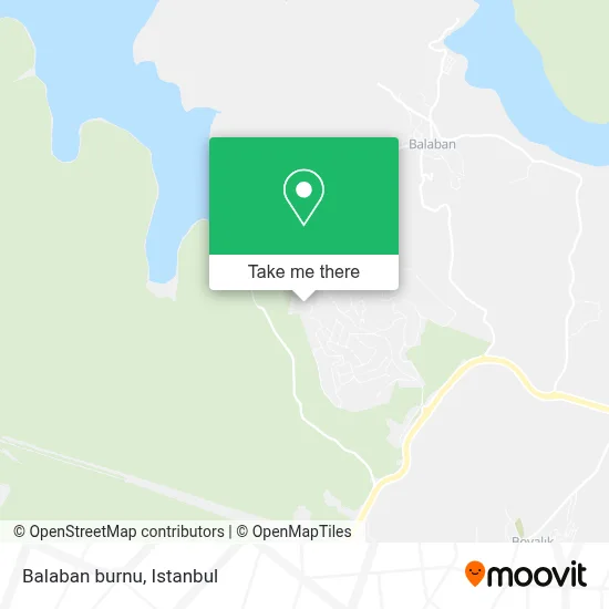 Balaban burnu map