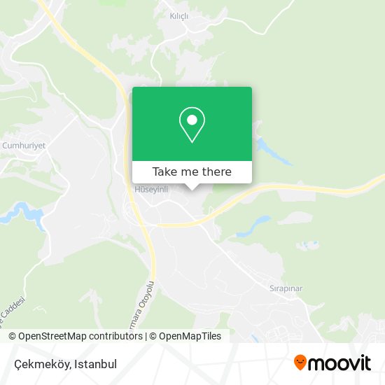 Çekmeköy map