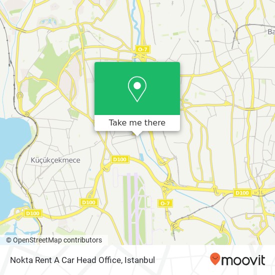 Nokta Rent A Car Head Office map