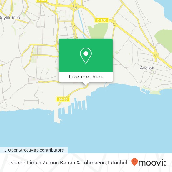 Tiskoop Liman Zaman Kebap & Lahmacun map