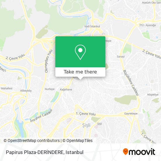 Papirus Plaza-DERİNDERE map