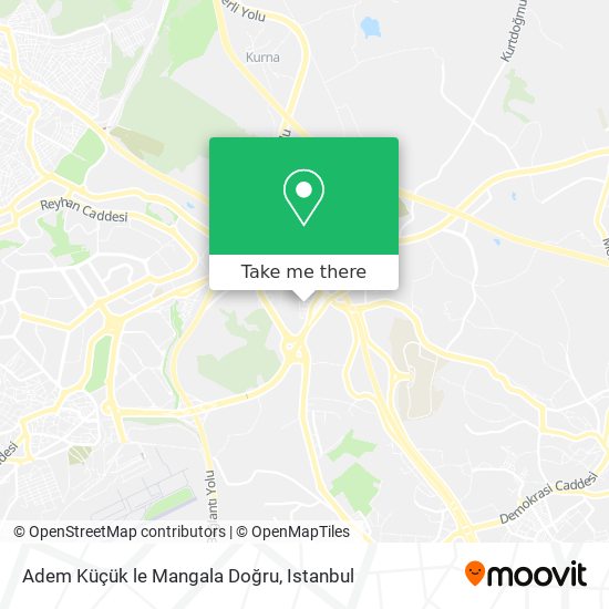 Adem Küçük le Mangala Doğru map