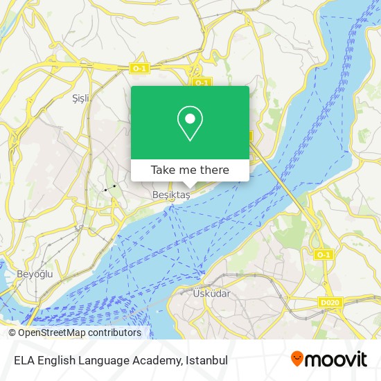 ELA English Language Academy map