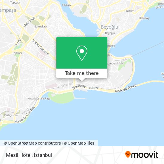 Mesil Hotel map