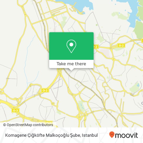 Komagene Çiğköfte Malkoçoğlu Şube map