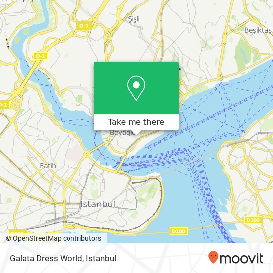 Galata Dress World map