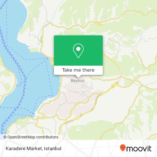 Karadere Market map