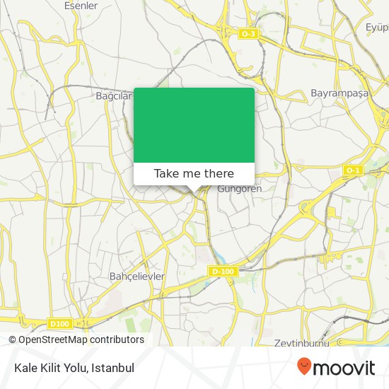 Kale Kilit Yolu map