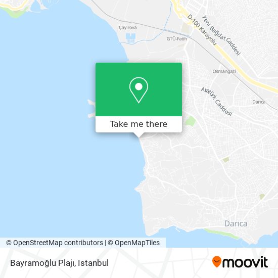 Bayramoğlu Plajı map