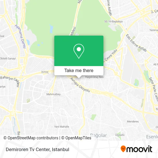 Demiroren Tv Center map