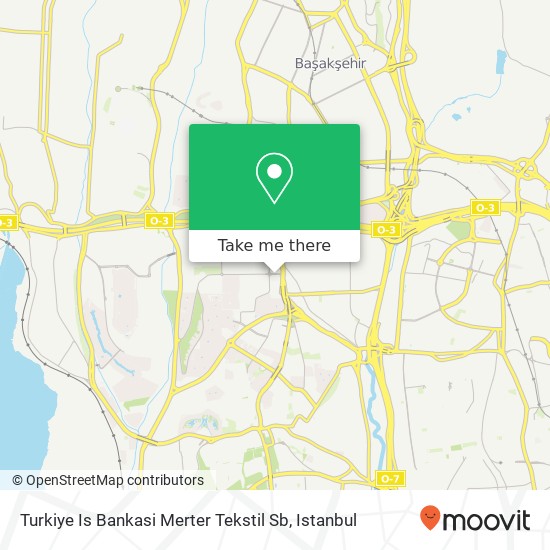 Turkiye Is Bankasi Merter Tekstil Sb map