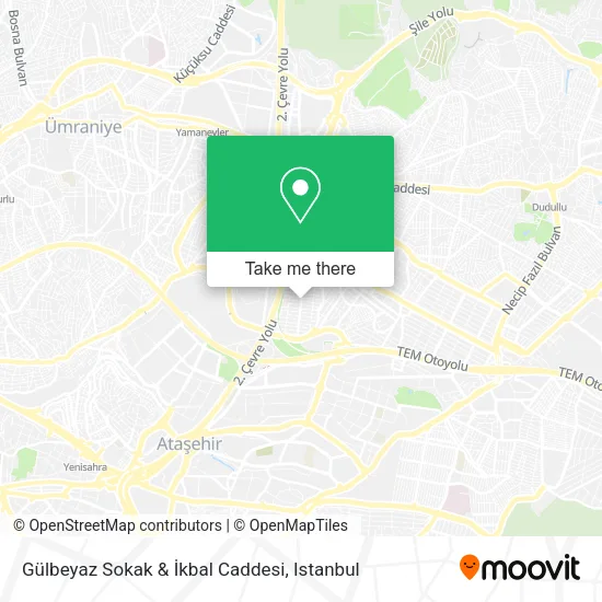 Gülbeyaz Sokak & İkbal Caddesi map