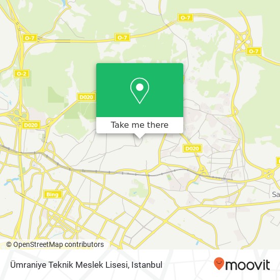 Ümraniye Teknik Meslek Lisesi map